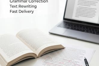 rewrite and proofread your text manually