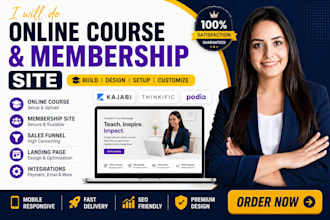 kajabi website kajabi membership site ghl website and kajabi community funnel VA