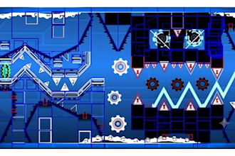 create custom geometry dash layout for your level to be rated worthy
