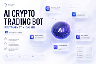 build crypto trading bot, ai trading bot for polymarket and kalshi