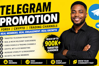 telegram promotion telegram ads telegram scrap forex promotion