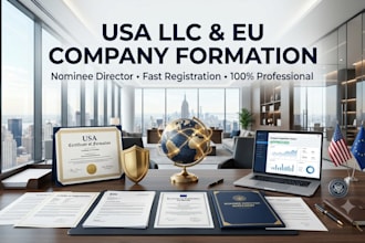 register USA llc or eu company with nominee director