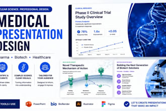 design medical presentations, pharma pitch decks and healthcare slides