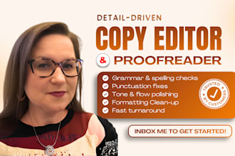 copy edit and proofread memoir mystery ya fantasy romance for flow voice clarity