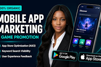 do organic mobile app marketing, aso, and game promotion