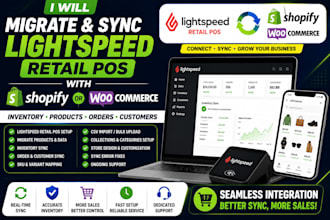migrate lightspeed retail pos to shopify, sync inventory and products listing