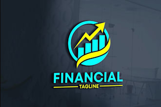 create financial, marketing, accounting, insurance, banking logo for you