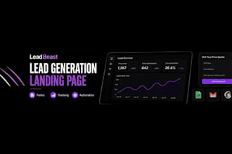 build a lead generation landing page with a contact form
