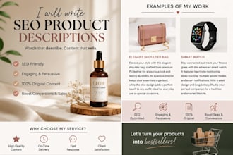 write SEO product descriptions that increase sales