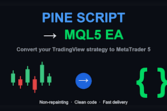 convert tradingview pine script to mql5 ea or indicator