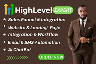 build gohighlevel sales funnel, ghl landing page, ghl sales funnel, ghl chatbot