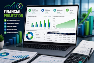 create accurate financial projections, forecasts and cash flow models