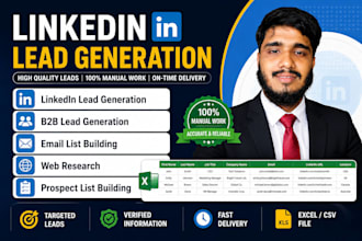 targeted linkedin lead generation b2b prospect list building
