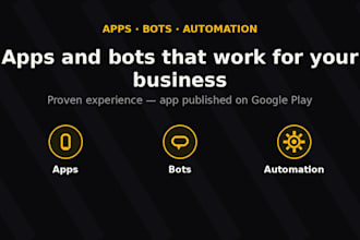 optimization of business processes, development of an app for a brand