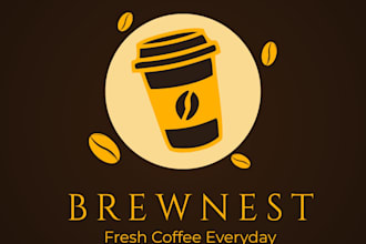 design a modern minimalist logo in canva
