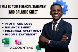 prepare ifrs financial statements, cash flow, income statement professionally