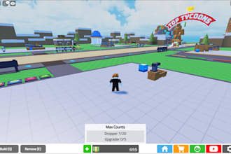 be your roblox game developer, custom map, multiplayer system and game asset