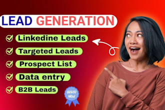 collect data entry linkedin leads b2b gen