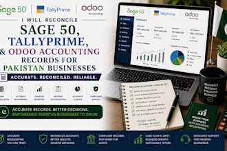 reconcile sage 50 tallyprime odoo accounting records for pakistan sme businesses