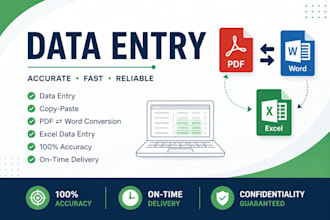 data entry job,pdf to word,word to pdf,copy paste jobs