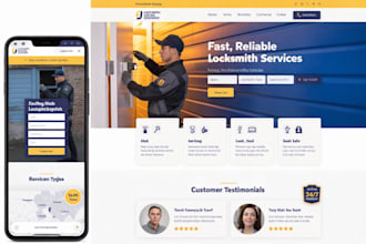 do locksmith website, SEO, locksmith landing page, locksmith ads with booking