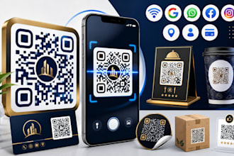 design scannable qr codes for real estate, restaurant menus, hotels, hospitality