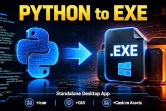 convert your python script into a standalone windows exe, mac, or linux app