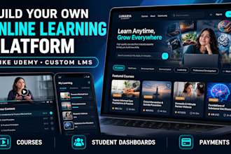 build an online learning platform like udemy