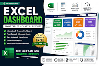 create an interactive excel dashboard