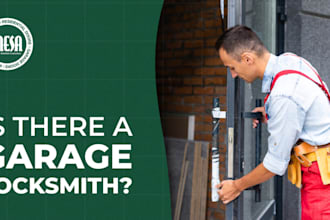 design locksmith garage door handyman website with SEO