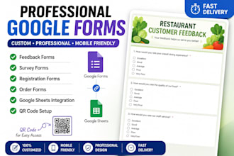 create a professional google form