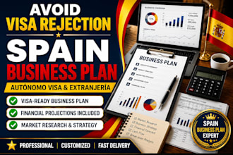 write a detailed spain business plan for autónomo visa and extranjería approval