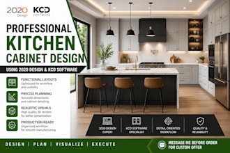 do kitchen cabinet using 2020 design and kcd software with cnc ready file