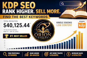 optimize amazon kdp ebook keywords, categories and sales page for SEO