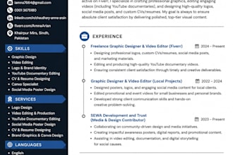 create job winning resume, cv and cover letter design