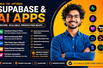 build fix supabase rls lovable ai base44 vibe coded app, bubble, replit, stripe