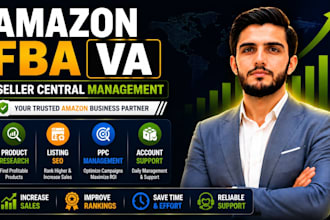 be your amazon fba virtual assistant and account manager
