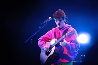 record emotional male indie pop and acoustics pop vocal