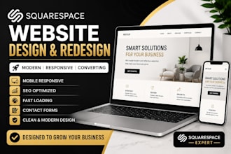 build, design or redesign your squarespace website