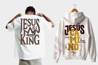 design custom streetwear hoodie christian typography t shirt graphic t shirt pod