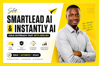 setup smartlead ai instantly ai cold outreach instantly warmup email integration