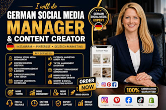 be german social media manager content creator for pinterest deutsch marketing