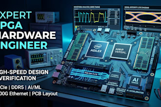 design fpga pcb, high speed ddr4 ddr5, intel fpga and xilinx boards