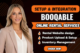 build booqable rental website for event, equipment, and party rental businesses