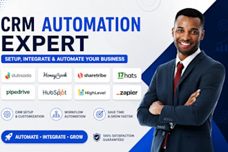 setup dubsado, honeybook, sharetribe, 17hats, pipedrive, hubspot, gohighlevel
