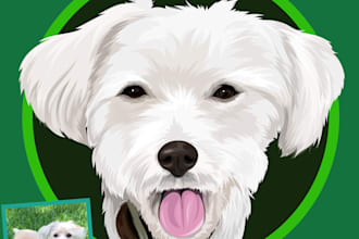 drawing pet potrait for you