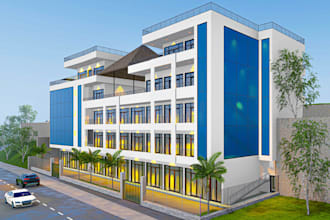 create modern architectural designs and 3d visualizations