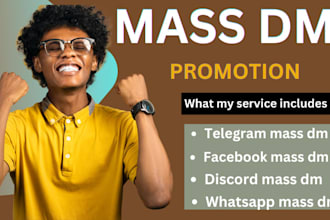 do mass dm whatsapp mass dm facebook mass dm  to promote your business