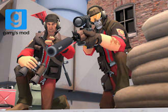 port or create custom sfm model, gmod player model, tf2, l4d2, mmd vr character