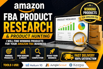 do amazon product research and winning product hunting